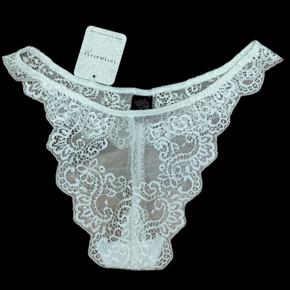 NWT Free People Initiative Intimates Lacy Thong XS/S